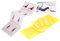 TheraBand 2,50m im PE Beutel mit Anleitung | Fitnessband | Gymnastikband | Stretchband für Ganzkörpertraining | Widerstandsband | Training Bands für Zuhause |100% Naturlatex (Gelb)