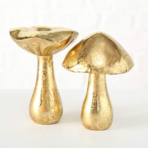 BOLTZE 1016555 Yumo Dekopilz Gold 13 cm (1 Stück)