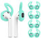 OneCut 5 Paar Silikon-Ohrstöpsel, kompatibel mit AirPods 1 & 2, Silikon, weich, rutschfest, Sport-Ohrhörer, Anti-Tropfen-Ohrbügel, Gel-Kopfhörer, Kopfhörer, Schutzzubehör, Tipps (Mintgrün)
