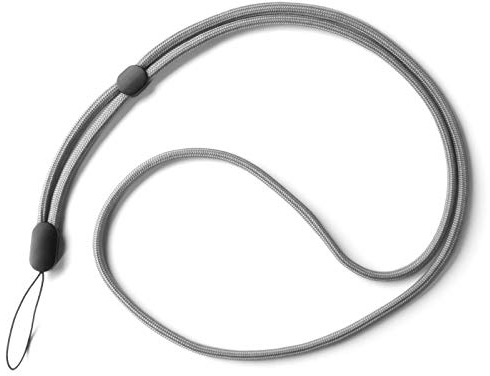 trage.band® cordon tour de cou long réglable, gris