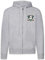 Urban Backwoods Ducks Hockey Herren Zipper Hoodie Kapuzenpullover Grau Größe XL