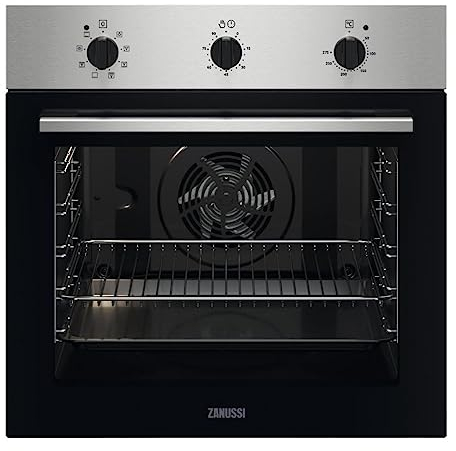 Zanussi ZOHKF1X1 Horno eléctrico 72 L 2780 W Negro, Acero inoxidable A+