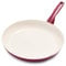 GreenPan Rio Healthy Ceramic Nonstick 12 Frying Pan Skillet, PFAS-Free, Dishwasher Safe, Red