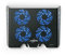 uRage Freezer 600 Metal Ventilateur PC Gamer Noir Composants Métal de Haute Qualité 7 Couleurs d'Illumination Différentes Protection Contre la surchauffe de Ordinateur Portable