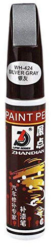ihreesy Bolígrafo de Pintura para Reparación Arañazos de Coche,Bolígrafo de Pintura para Coche Removedor de Reparación de Arañazos Herramientas de Mantenimiento para Coche Camión SUV,Gris Plateado