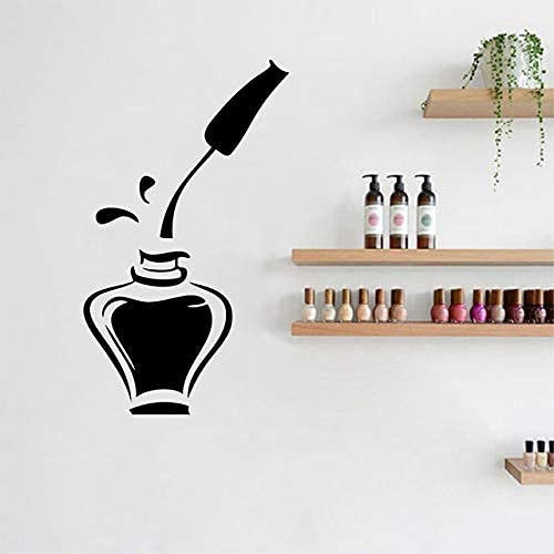 Kitchen Wall Stickers, DIY Wallpaper Nail Polish Nail Salon Window Nail Salon Advertising Wall 54X30Cm