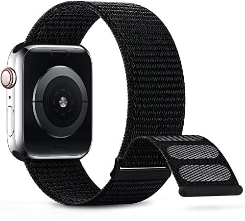 DigiHero Sport Nylon Straps Compatible with Apple Watch Straps 38mm 40mm 41mm 42mm 44mm 45mm, Adjustable Breathable Women Men Braided Strap Compatible for iWatch Series 8/7/6/5/4/3/2/1/SE C