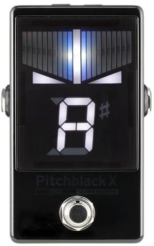 Korg - PB-X Pitchblack X Series - Chromatic Guitar/Bass Pedal Tuner - Black