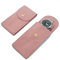 xianshengle Uhrentasche, Uhrenrolle, Uhren-Reiseetui für Männer und Frauen, tragbare Samt-Uhrentasche, Uhrenaufbewahrungstasche und Organizer, schützende Uhrenbox, Tasche mit (rosa)