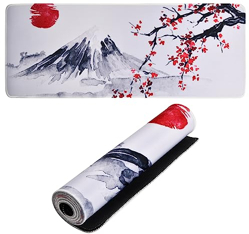 Vesaneae 800 x 300 x 3mm Alfombrilla de Ratón Grande, XL Alfombrilla de Ratón Gaming, Mouse Pad Gaming con Base de Goma Antideslizante, Alfombrilla Gaming para PC Ratón y Teclado