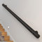 Barandillas modernas para escaleras - 3m/3.5m/4m/4.5m - Negro mate, pasamanos para escaleras de metal de acero inoxidable para montaje en pared para escalones de interior y exterior - Kit completo ( S