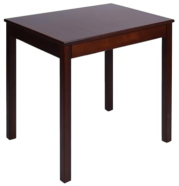 Krok Wood Esstisch Tomas aus Massivholz in Buche, Farbe Dunkle Eiche (75 х 50 х 75 cm)