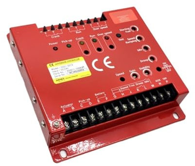 SHYISY DGC-20-13 Elektronischer Regler, roter Geschwindigkeitsregler, Stromerzeuger-Steuermodul 30-06-11-00-683-A