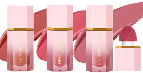 Blush Stick, Mattes Leichtes und Atmungsaktives Liquid Blush Flüssig, Waterproof Rouge Beauty Wand, Natürliches Aussehen Long-Wearing Face Make Up Pen für Frauen (A, #)