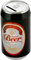 Spardose aus Metall, kleines Bierglas, 33 cl, zum Öffnen, Farbe Schwarz (12 x 6,5 cm)