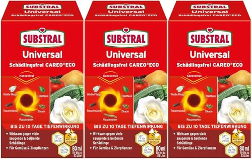 3 X 80ml Substral®Universal Schädlingsfrei Careo Eco