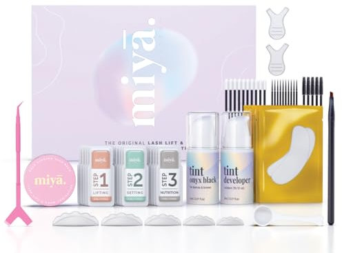 MIYA LASH | Lash Lift & Brow Lamination Kit avec teinte | Noir