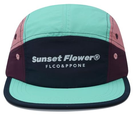 Clakllie Atmungsaktiv Sport Basecap 5 Panel Cap für Damen & Herren Quick Dry Running Hats Outdoor Baseballkappe Flat Brim Sun Protection Hats Sommer Kappe,Blue