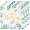 ParPix 20 Stück Eukalyptus Servietten Geburtstag, 33x33cm Grüne Servietten Happy Birthday, Eukalyptus Happy Birthday Servietten Frau Mann, Tischdeko Geburtstag Papierservietten, Servietten Babyparty