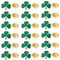 DICOSMETIC 30 Stück Emaille DREI Blatt Klee Anstecker Aus Legierung st. Patrick's Day Pins Klee Broschen Pins Goldenes Kleeblatt Pin DREI Blatt Klee Brosche Für Rucksack Kleidung Hut Dekorationen.