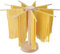 NIHUIFDPY Séchoir à pâtes avec 9 poignées de barre - Pliable - Séchoir à nouilles en bois amovible pour spaghettis frais faits maison - Rangement facile et installation rapide