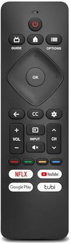 Replacement Philips TV Remote, Universal Smart Remote for Philips Android/Google TV