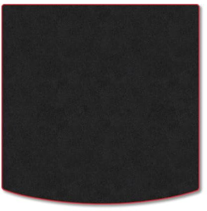 Seat Leon (2012-2020) [Estate] Carpet Boot Mat | Red Edge Trim Tailored Fit Boot Liner Full Coverage Protection Accessories Easy Clean Anti Slip Made in the UK