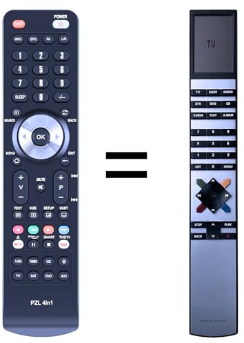 TCNOUMT Fernbedienung Ersatz kompatibel mit Bang & Olufsen Beovision MX TV MX4000 MX4002 MX6000 MX7000 Analog CRT Fernseher