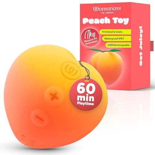 Womanizer Peach Stimulateur clitoridien Vibromasseur ondes pulsées Sextoy