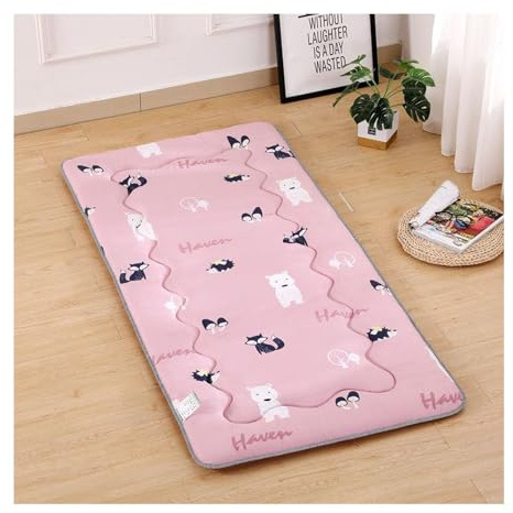 hxoity 3cm Verdicken Tatami-Schlafmatte Japanische Futon-Matratze Ausrollen Gästebett Schlafunterlage Bodenliege Couch Bett