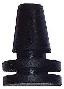 Easyricambi Gommino in Silicone antivibrazioni ad Due Alette per stufe a Pellet Alto 17mm Diametro Incasso 6 mm