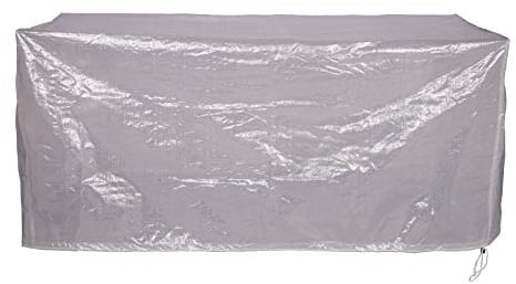 Laneetal Schutzhaube Gartenliege Sitzgrupp Schutzhülle Gartenmöbel PE Abdeckplane Tischabdeckung 218x77x55cm Transparent