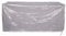 Laneetal Housse de Protection pour Meubles de Jardin Bâche Couverture en PE Imperméable pour Chaise Longue Transparent 218x77x55cm