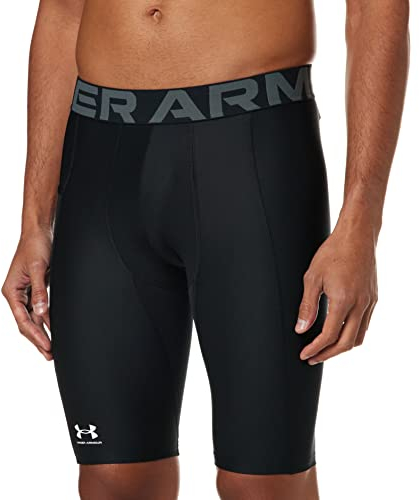 Under Armour Herren UA HG Armour Lng Shorts, leichte kurze Sporthose, atmungsaktive Kompressions-Herrenshorts mit Strength Pocket-Eingrifftasche