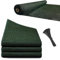 Viceree Malla De Ocultacion Jardin Y Sombreo 1,5 X 25 Metros Verde+100 Bridas De Plastico, Malla Ocultacion 90% Ideal para Valla Jardin Exterior, Malla Protectora Balcon, Terraza Exterior