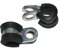 Lumonic 10x 8mm Colliers de serrage avec garniture en caoutchouc I Colliers de serrage à visser I Collier de serrage 8mm, Collier de serrage de fixati