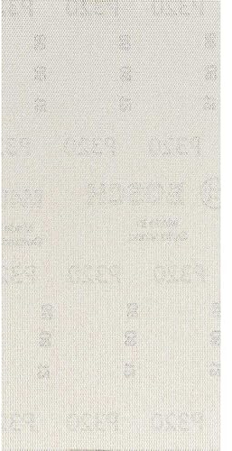 Bosch EXPERT M480 Schleifnetz, 93x186mm, K320, 10-tlg. | für Farbe auf Holz, Hartholz, Ø 93x186 mm, Körnung 320, Professional Zubehör Schwingschleifer