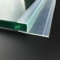 Glastür-Dichtung Dusche Wand-Dichtung für Duschkabinen | Dusch-Türdichtung Länge 2000 mm | PVC Transparent | Duschdichtung für Glasdicke 8 | 1 Stück - 2 Meter Dichtlippe Duschtür