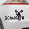myrockshirt Länder Schweden Urlaub Elch Kopf Aufkleber Sticker Autoaufkleber Elche Land