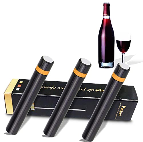 SEED Sacacorchos profesional - abridor de vino - sacacorchos vino - abridor botellas - sacacorchos aire presion - abrebotellas - descorchador de vino - saca corchos neumatico (3 uds.)