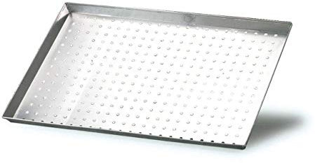 SWEET HOME Teglia Rettangolare Forata in Alluminio cod.TL00511LU cm 45x35x3h by Varotto & Co.