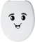 Stickers WC humour pour cuvette, abattant toilettes, frigo. 14 coloris disponibles. Taille 20x16 cm