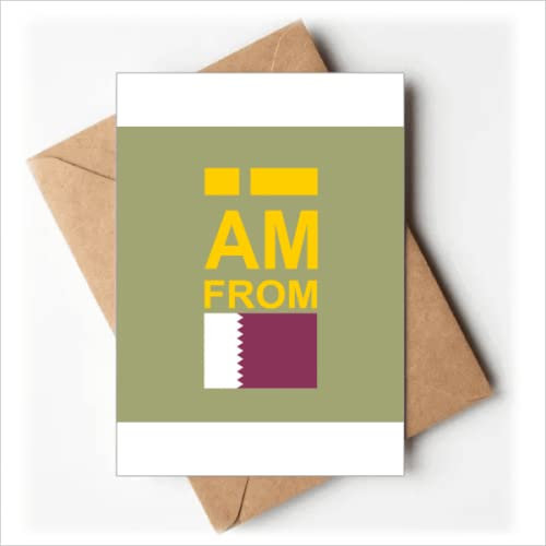 I Am From Qatar Art Deco Fashion Grußkarten You are Invited Einladungen