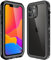 ZOETEC for iPhone 13 Pro Max Waterproof Case, 360 Full Sealed with Built-in Screen Protector Shockproof Dustproof Clear Case 6.7 inch (Black)