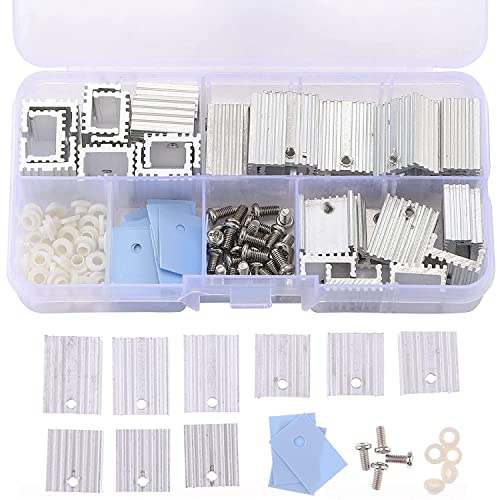 PENGLIN 30Pcs TO-220 Aluminum Heatsink Insulator Mounting Kits