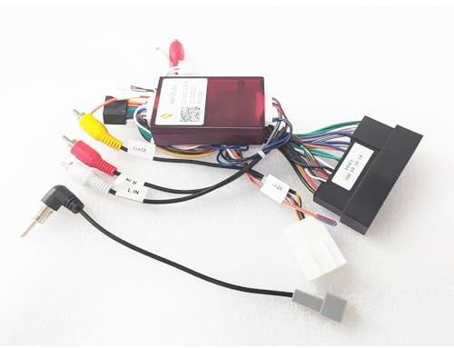 Strpump 16pin Autoradio Stereo Power Retrofit Harness Cable Wire for Hyundai Sonata/IX35/IX45/Tucson Kia K3 with Can Bus Decoder Radio Antenna Adapter USB CAM Adatper