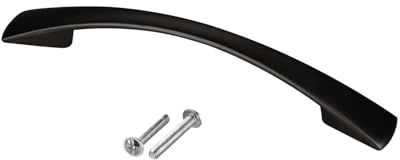 SOTECH Möbelgriff BLACKLINE X BA 96 mm schwarz matt | (Länge 133 mm, Breite 13 mm, Höhe 23 mm) Schrankgriff Küchengriff