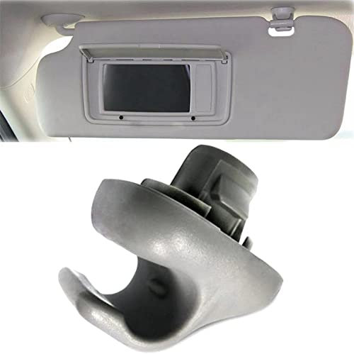Gancho para parasol interior, gancho para parasol interior para Honda Accord Civic CRV 1998-2011 88217S01A01ZA (Gris)