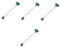 NUOBESTY 4pcs Miniature Lawn Mower Toy Mini Pvc Mower Miniature Garden Tool Prop for Dollhouse