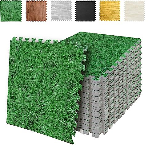 SG Traders Eva Foam Mats Interlocking Gym Flooring Puzzle Exercise Mats Non-Slip Rubber Cushion Floor Tiles Interlocking Eva Mat Gym Workout Tiles (60x60cm) 24 x 24